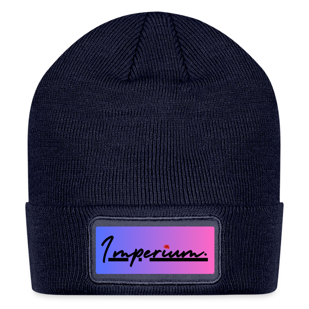 Imperium patch beanie - navy