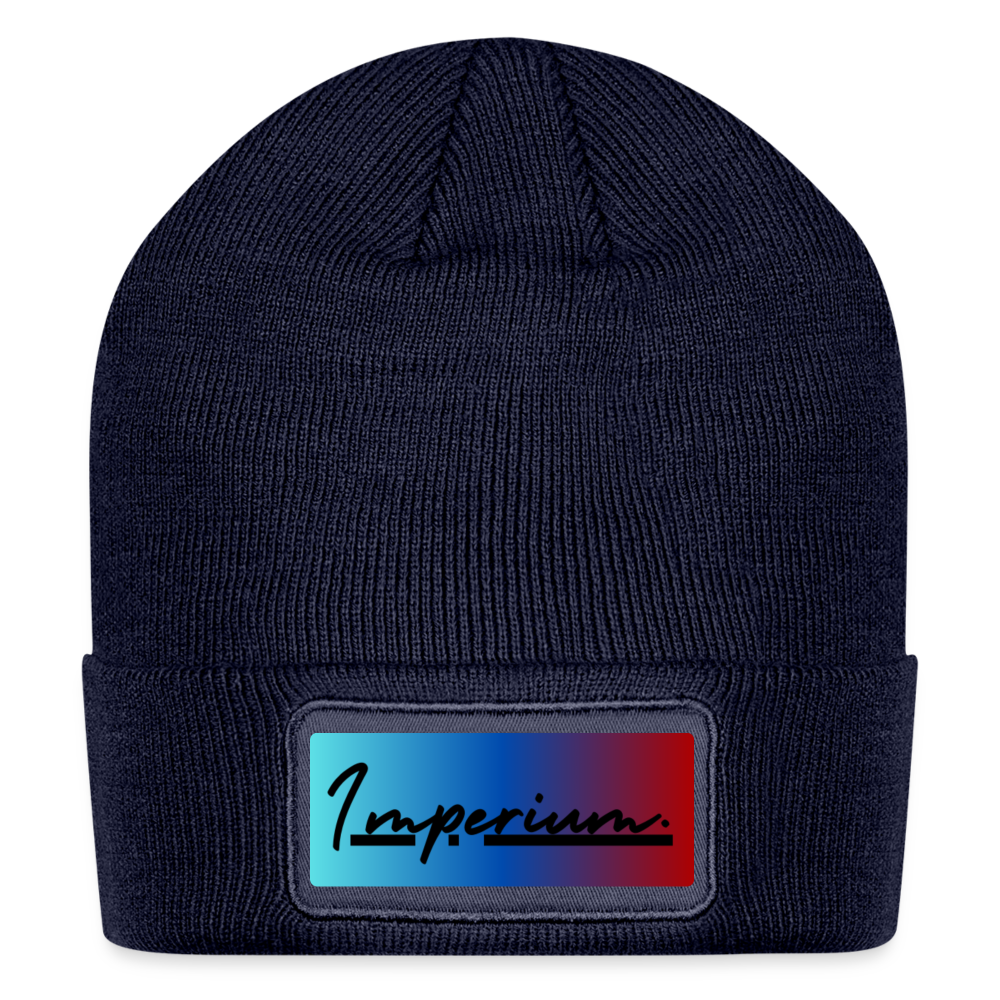 Imperium patch beanie - navy