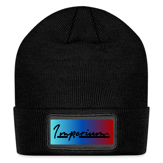 Imperium patch beanie - black