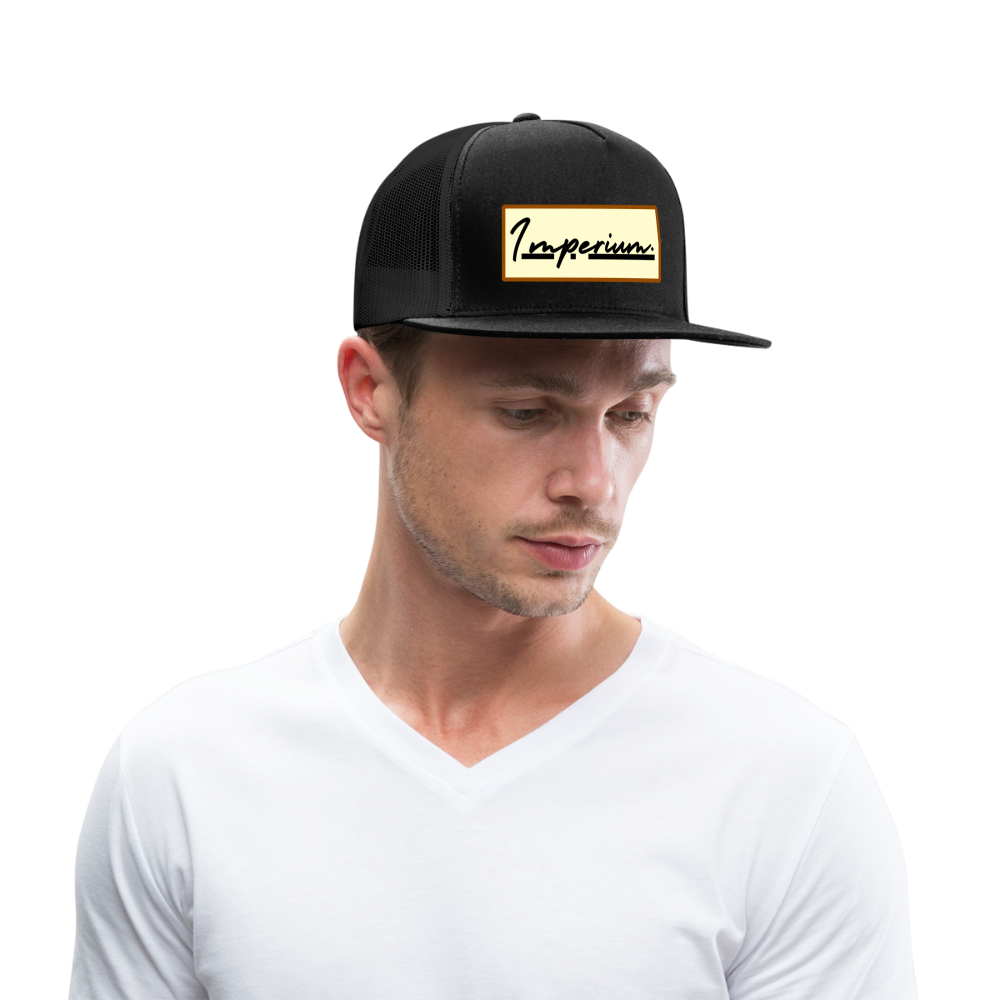 Imperium trucker cap - black/black