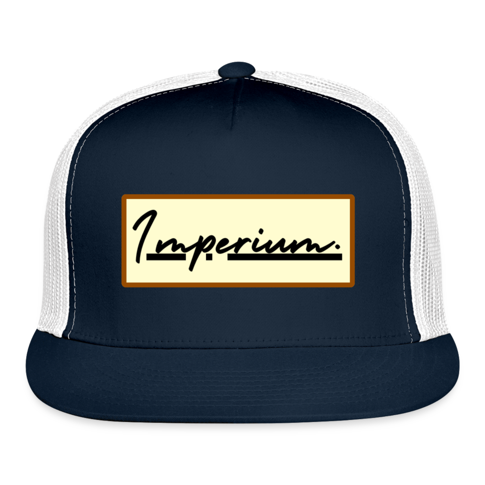 Imperium trucker cap - navy/white