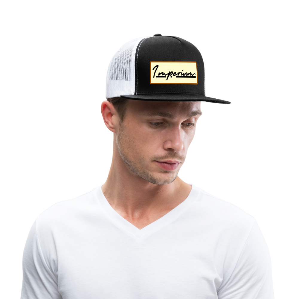 Imperium trucker cap - black/white