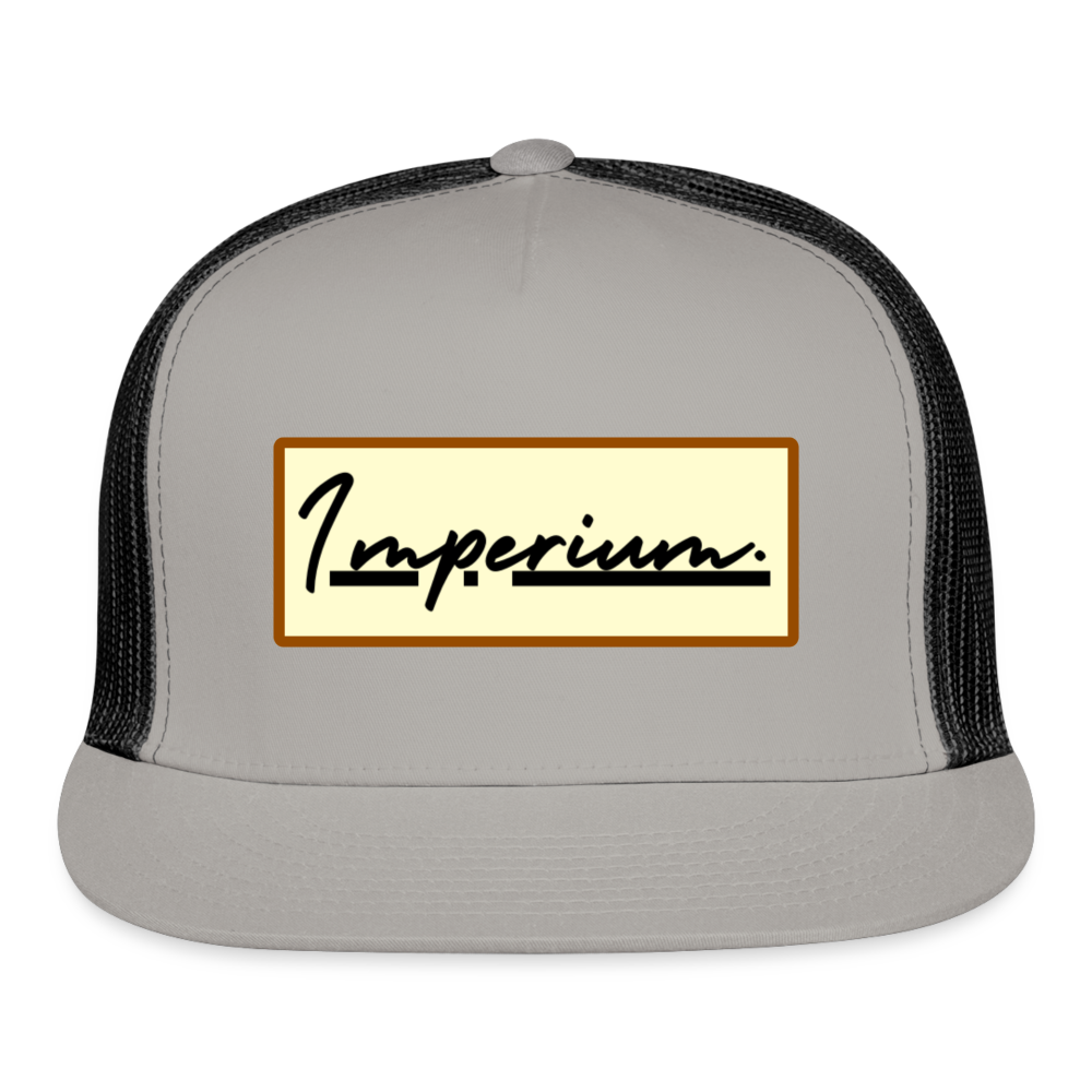 Imperium trucker cap - gray/black